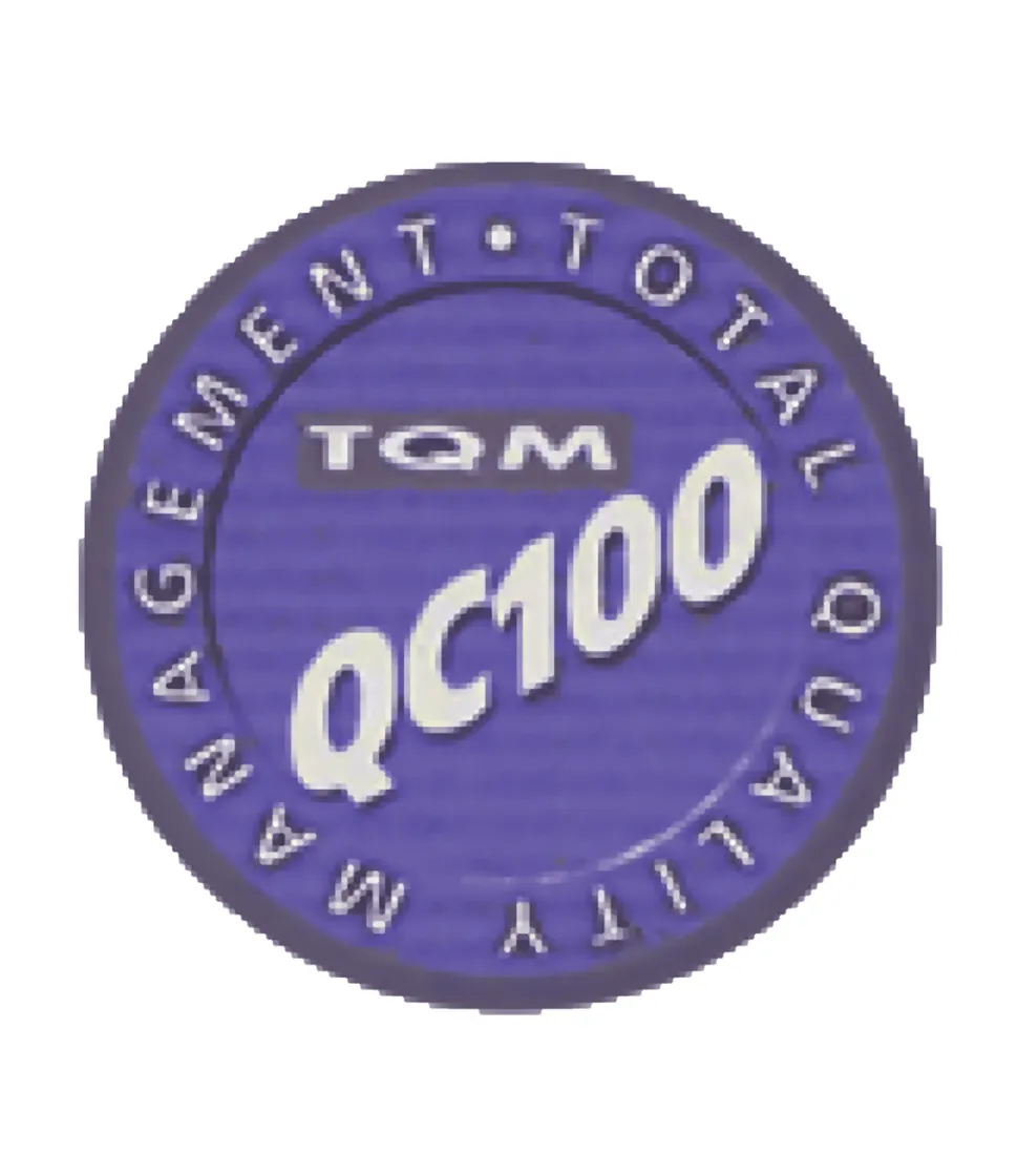 QC100 Total Quality Management emblem