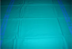 Blue surgical fabric