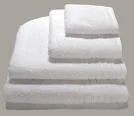 White cotton towels
